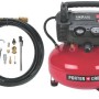 PORTER-CABLE C2002-WK Oil-Free UMC Pancake Compressor with 13-Piece Accessory Kit