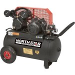 NorthStar Belt Drive Single-Stage Portable Air Compressor 2 HP, 20-Gallon, Horizontal, 5.0 CFM