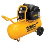 DEWALT D55167 1.6 HP 200 PSI Oil Free High Pressure Low Noise Horizontal Portable Compressor