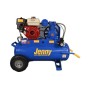 Jenny Compressors K5HGA-17P 5.5-HP 17-Gallon Tank Gas Powered Single Stage Wheeled Portable Compressor