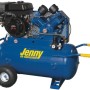 Jenny Compressors G9HGA-17P 8-HP 17-Gallon Tank Gas Powered Single Stage Wheeled Portable Compressor