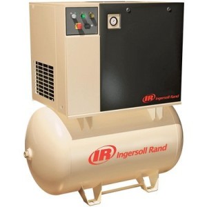 Ingersoll Rand Rotary Screw Compressor 200 Volts, 3 Phase, 10 HP, 38 CFM,...