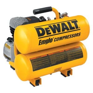 DEWALT D55153 15 Amp 1-Horsepower 4 Gallon Oiled Twin Hot Dog Compressor