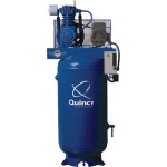 - Quincy Air Master Air Compressor with MAX Package - 5 HP, 230 Volt Single Phase, Model# 251CS80VCBM