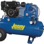 Jenny Compressors K5HGA-30P 5.5-HP 30-Gallon Tank Gas Powered Single Stage Wheeled Portable Compressor