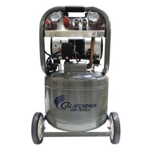 10 Gallon Ultra Quiet and Oil-Free 2.0 HP Steel Tank Air Compressor