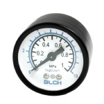0-1MPa 3/8" Male Thread Metal Shell Pressure Gauge for Air Compressor