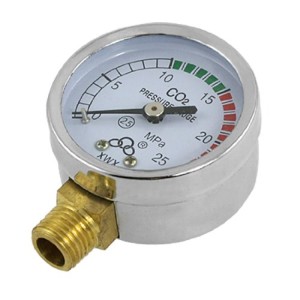 0-25 MPa 2.5 Accuracy Class Carbon Dioxide Pressure Gauge Regulator