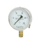 0-25MPa 1/2" NPT Thread Round Face Water Air Pressure Gauge