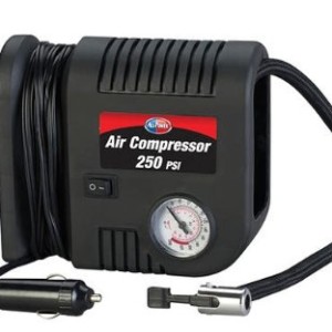 All-Power Portable Air Compressor 250 PSI 12 Volt With Car Charger