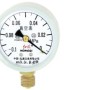 -0.1-0 Mpa Air Water Pressure Wht Dial Compound Gauge