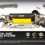 VIAIR Dual 444C Onboard Air System (200 PSI · 3.53 CFM · 40 Amp · 12V · 2.5 Gal. Tank)/with Special VIAIR Gift