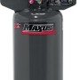 Maxus EX8008 15/7.5 Amp 2 Horsepower 26 Gallon Oiled Vertical Compressor with Dual Voltage 120/240-Volt