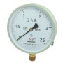 0-2.5MPa 20mm Thread Diameter Round Face Water Air Pressure Gauge