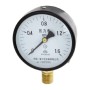 0-1.6Mpa Scale Range 1/2" NPT Rounded Dial Air Pressure Measure Gauge
