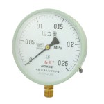 0-0.25MPa 20mm Thread Class 1.6 Compressor Air Pressure Gauge Y-150