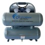 California Air Tools CAT-4610 Ultra Quiet and Oil-Free 1.0 Hp 4.6-Gallon Steel Twin Tank Air Compressor