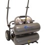 California Air Tools 4620C Ultra Quiet Oil-Free and High Pressure Portable Air Compressor, Silver Metalic