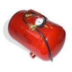 NEW 9 Gallon Steel Frame Air Tank Air Compressor w Pressure Gauge & 3' Air Hose