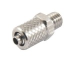 0.2" Male Thread Dia Metal Connector Quick Coupler Fitting