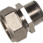 Maxline M8005 Straight Fitting for 3/4-Inch Tubing with 1/2-Inch Male NPT Thread