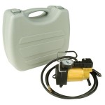 Weston Gear Portable 12-Volt Mini Air Compressor Pump, 1/4 hp Motor (84-3001-W)