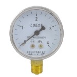 0-4 Mpa 14mm Thread Metal Shell Acetylene Pressure Gauge