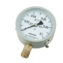 0.1 Mpa White Dial Black Hand Pressure Gauge for Air Water