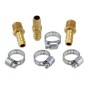 7pc Air Hose Repair Kit Solid Brass 3/8"