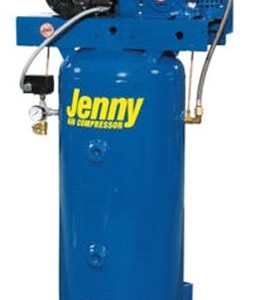 Jenny Compressors K1A-30V-208/3 1-HP 30-Gallon Tank 3 Phase 208-Volt, Vertical Electric Single-Stage Stationary Compressor