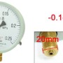 0-0.25MPa 20mm Thread Class 1.6 Compressor Air Pressure Gauge Y-150