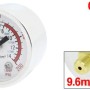 0-200 PSI 0.38" Male Thread Diameter Compressor Air Pressure Gauge