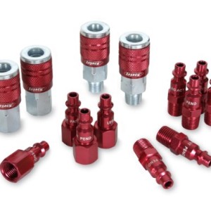 Legacy A73458D Color Connex Type D 14 Piece. 1/4 in. Red Coupler and Plug Kit