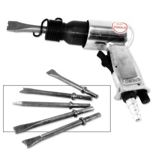 14 Piece Air Compressor Impact Hammer Kit w/ Chisels & Punches 150mm