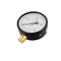 0-1.6 MPa Black Case Round Scale Range Compressed Air Pressure Gauge