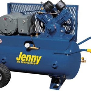 Jenny Compressors G5A-30P 5-HP 30-Gallon Tank Electric Single Stage Wheeled Portable Compressor