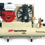 Ingersoll-Rand SS3J5.5GH-WB 5.5 Horsepower 8 Gallon Oiled Gas Twin Pontoon Compressor