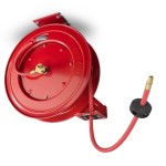 TEKTON 46781 Retractable Air Hose Reel with 50-Feet by 3/8-Inch Goodyear Rubber Air Hose