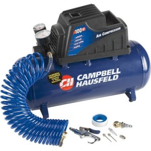 Campbell Hausfeld Reconditioned Portable Oil-Free Air Compressor - 1 HP, 3-Gallon, Model# FP209400RB